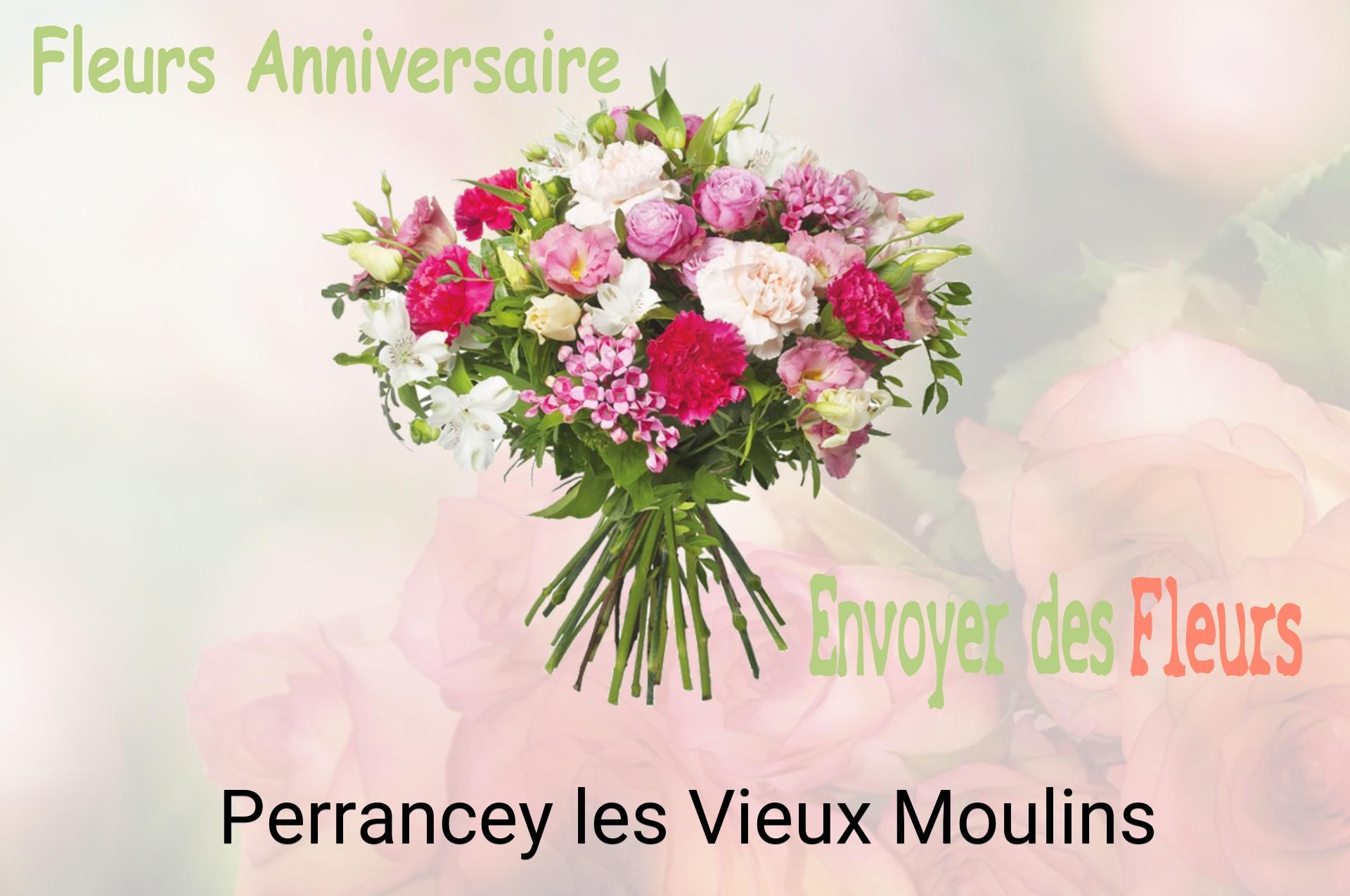 Bouquet de fleurs d’anniversaire livré à Perrancey-les-Vieux-Moulins