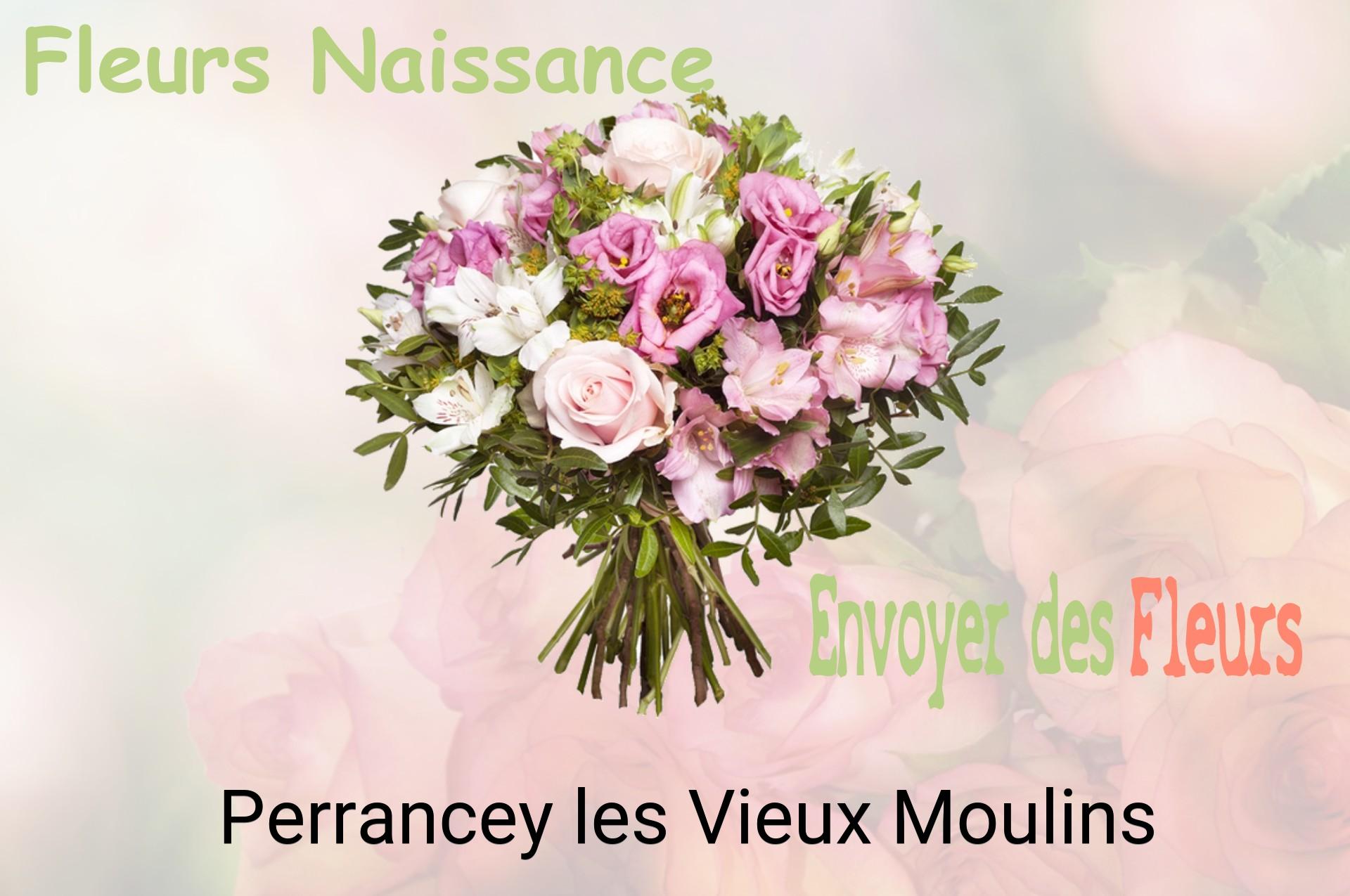Bouquet de fleurs de naissance livré à Perrancey-les-Vieux-Moulins