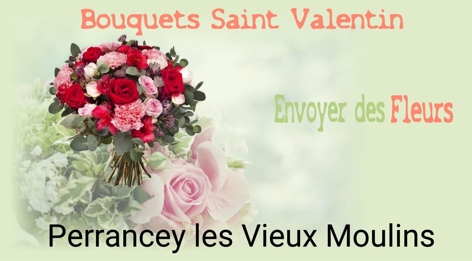 Roses de Saint-Valentin livrées à Perrancey-les-Vieux-Moulins